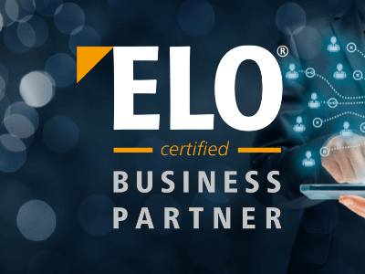 Logo společnosti ELO Digital Office GmbH.